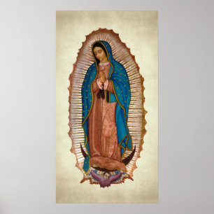 VÅR DAM I GUADALUPE POSTER