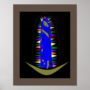VÅR DAM I GUADALUPE POSTER