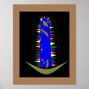 VÅR DAM I GUADALUPE POSTER