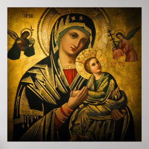 Vår Dam i Perpetual Help Poster