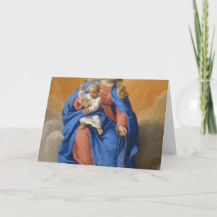Vår Dam i Rosary Kort