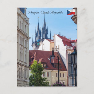 Vår Dam kyrka före Tyn i Prag Vykort
