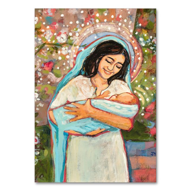 Vår Dam på det mest välsignade Sacrament-bönkortet Bordsnummer (Framsidan)