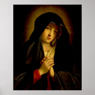 Vår Dam Sorrows Virgin Mary - Dolorosa Poster