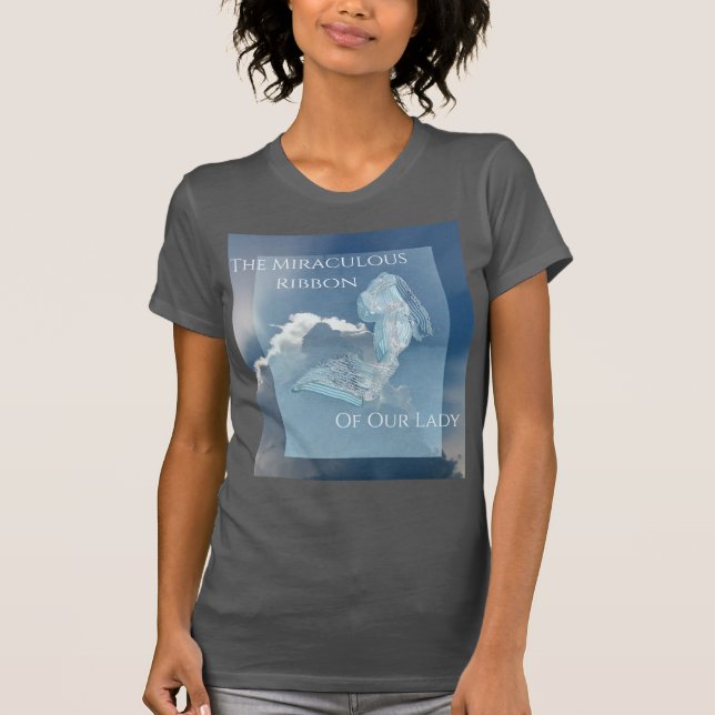 Vår Dam T-Shirt-Ribbon T Shirt (Framsida)