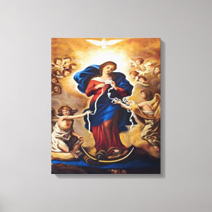 Vår Dam Undoer of Knots Canvastryck
