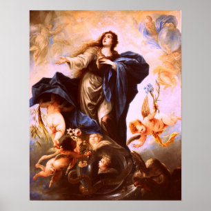 Vår Dam Virgin Mary Immaculate Heart 2 Poster