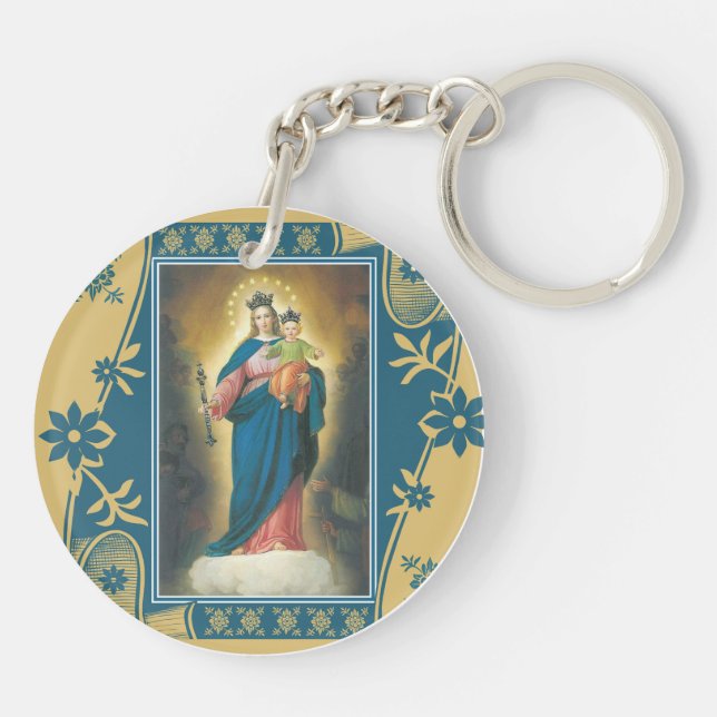 Vår damhjälp av kristen med babyen Jesus (Baksidan)
