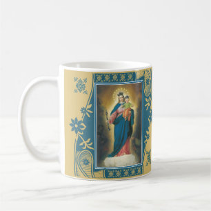 Vår damhjälp av kristen med babyen Jesus Kaffemugg