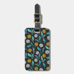 Vår Dandelion Flowers and Löv Design Bagagebricka