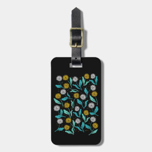 Vår Dandelion Flowers and Löv Design Bagagebricka
