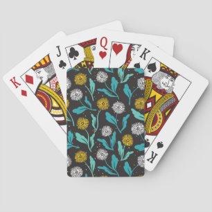 Vår Dandelion Flowers and Löv Design Casinokort
