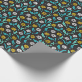 Vår Dandelion Flowers and Löv Design Presentpapper