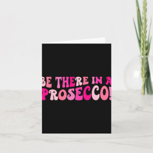 Var där i en Prosecco Vin som dricker Bachelorette Kort