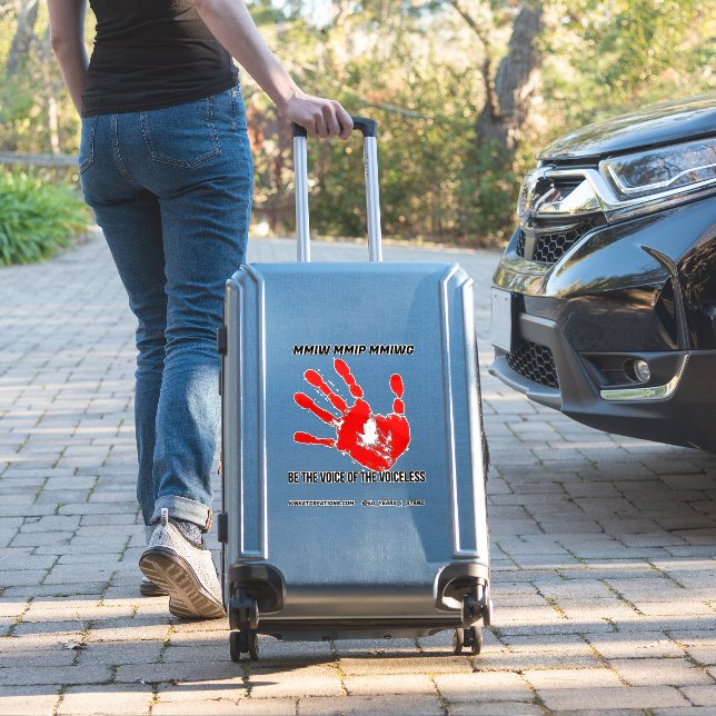 Var de röstlösa klistermärken (Resväska Insitu)