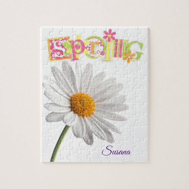 Vår Decorative Jigszle Puzzle Pussel (Vertikal)