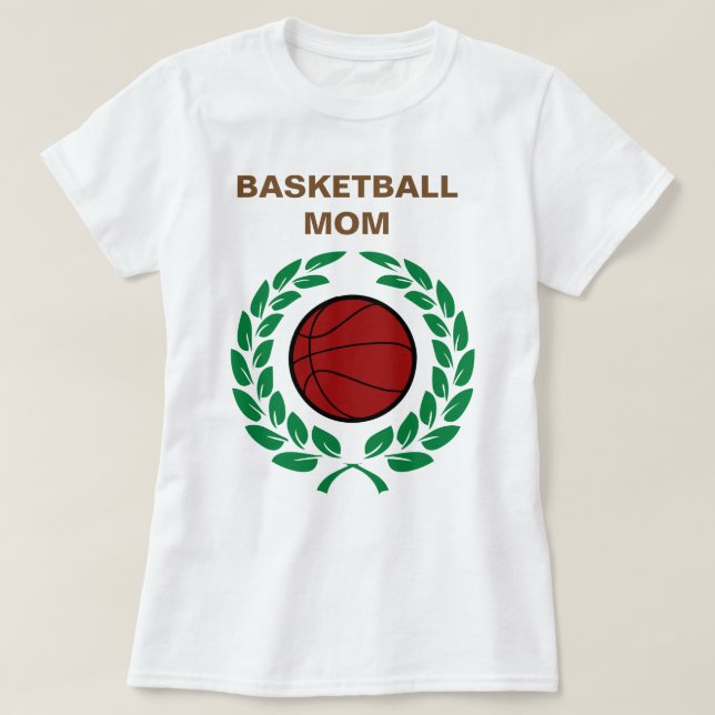 Var den bäst basketmamman t-shirt (Design framsida)