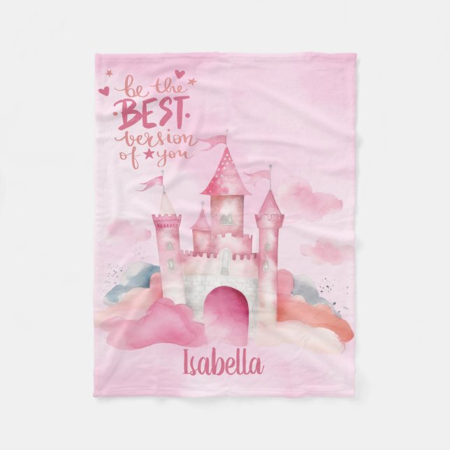 Var den bästa versionen av dig Fleece Blanket (Framsidan)