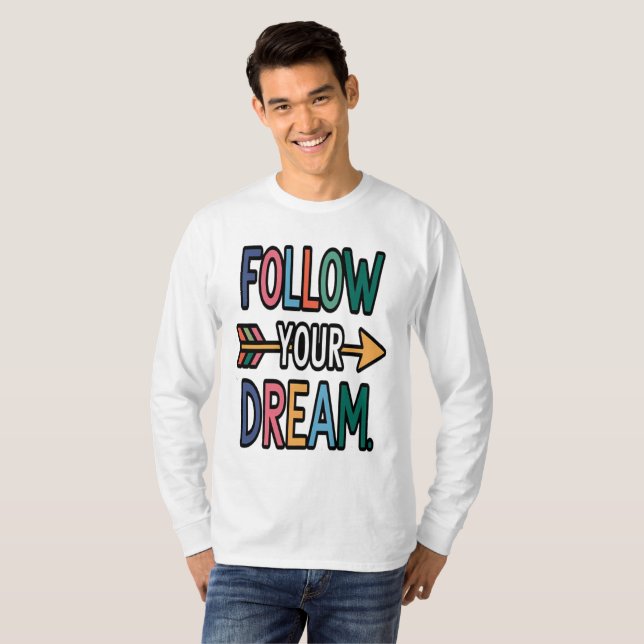 Var den bästa versionen av dig själv t shirt (Hel framsida)
