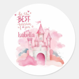 Var den bästa versionen av ditt anpassade runt klistermärke