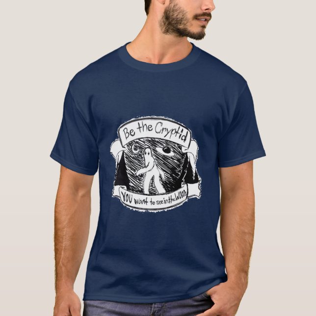 Var den Cyptid vintage T Shirt (Framsida)