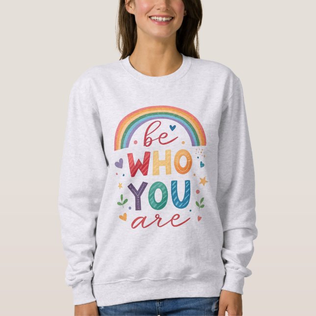 Var den du är t shirt (Framsida)