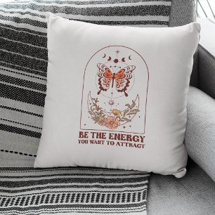 Var den energi du vill locka Boho Kudde
