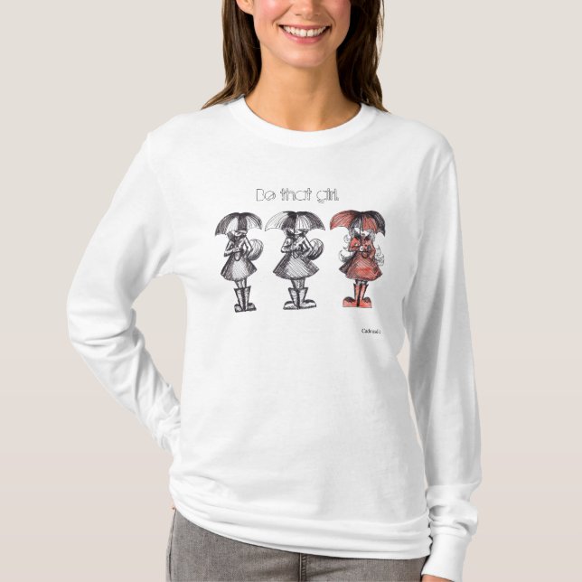 Var den flickaHoodie Cadouxdle Tee Shirt (Framsida)