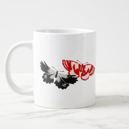 Var den förändring du vill se i världen jumbo mugg