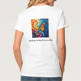 Var den förändring du vill se i världen t shirt