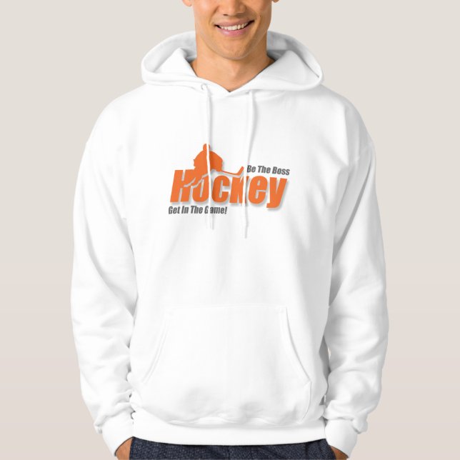 Var den Hooded tröjan för chefhockey Sweatshirt (Framsida)