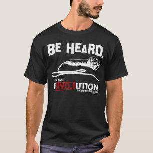 Var den hörda svart Ron Paul skjortan T-shirt