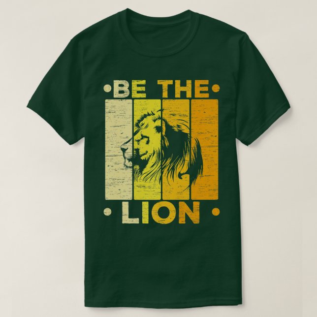 Var den Lejona vissnaren Safari Wildlife Animal Zo T Shirt (Design framsida)
