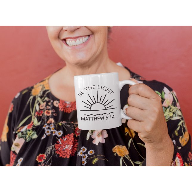 Var den ljuskristna-Religiösa-Faith-Bible Verse Kaffemugg (Skapare uppladdad)