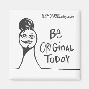 Var den original- Todaymagneten Magnet