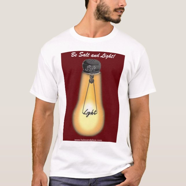 "Var den salt och ljusa" T-tröja T-shirt (Framsida)