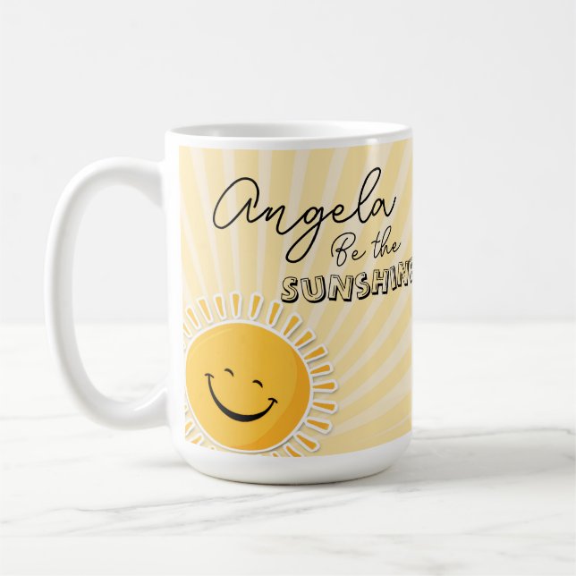 Var den solsken Personlig mental hälsa Kaffemugg (Vänster)