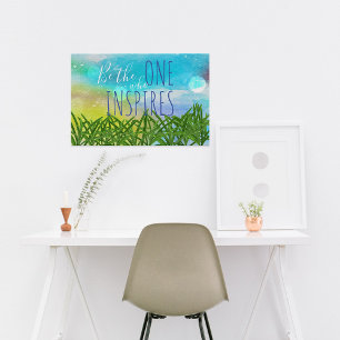 Var den som inspirerar citatet poster