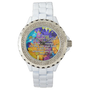Var den starka bibelscripturen armbandsur