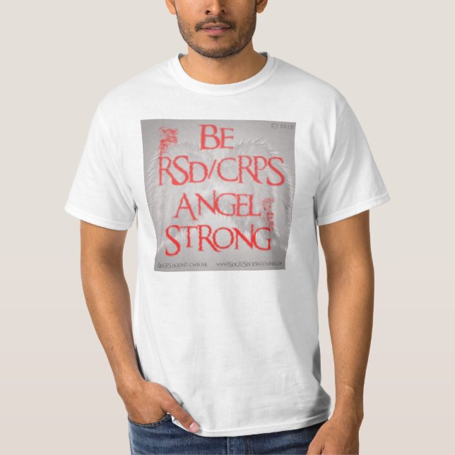 Var den starka RSD-/CRPSängeln T-shirt (Framsida)