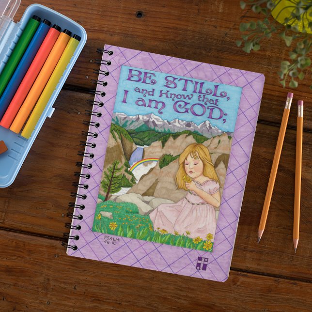 Var den stilla bönjournalen anteckningsbok med spiral (Skapare uppladdad)