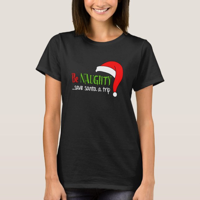 Var den stygga roliga julT-tröja T Shirt (Framsida)
