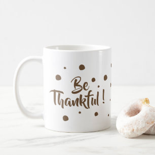 Var den tacksamma klassikerthanksgivingmuggen kaffemugg