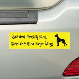Var der Mensch kann, kann mein Hund Bildekal