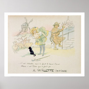 'Var det Abadie, som gjorde Sacren-Coeur, bara gud Poster