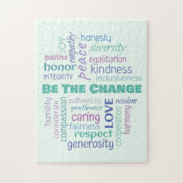 Var det att förändra det positiva Ord molnet? Pussel