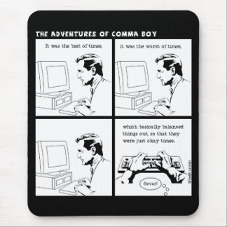 "Var det det bäst av tid" mousepad Musmatta