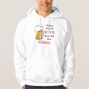 Var det finns öl - Welder Sweatshirt