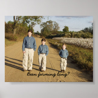 Var det länge med jordbruk? poster