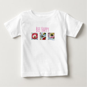 Var det lyckliga biet och blommar konstbabytutuen tee